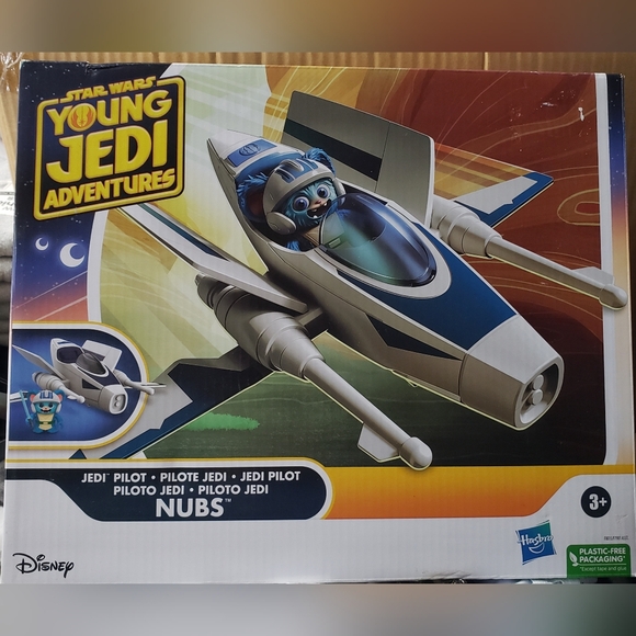 Hasbro Other - Hasbro Star Wars Young Jedi Adventures Nubs Blue and White Starfighter